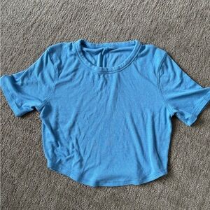 Lululemon Hold Tight Blue Women's Crop Top